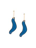 Marni Abstract Resin Earring - Blue