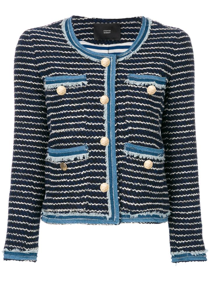 Steffen Schraut Denim Detail Jacket - Blue