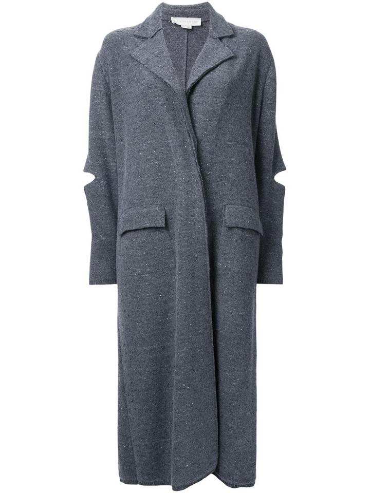 Stella Mccartney Cut Out Shoulder Coat