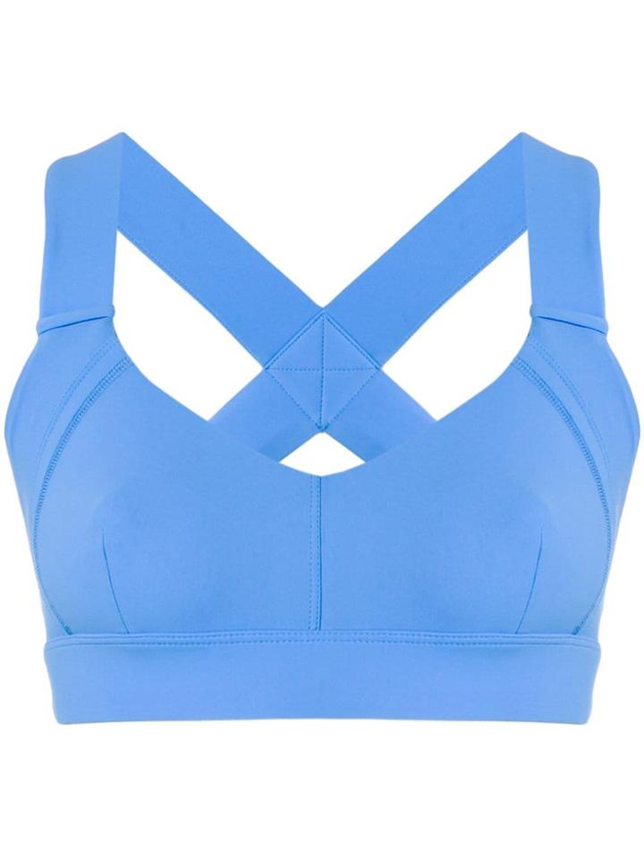 No Ka' Oi Crisscross Compression Top - Blue