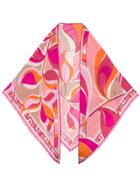 Emilio Pucci Psychedelic-style Print Scarf - Pink