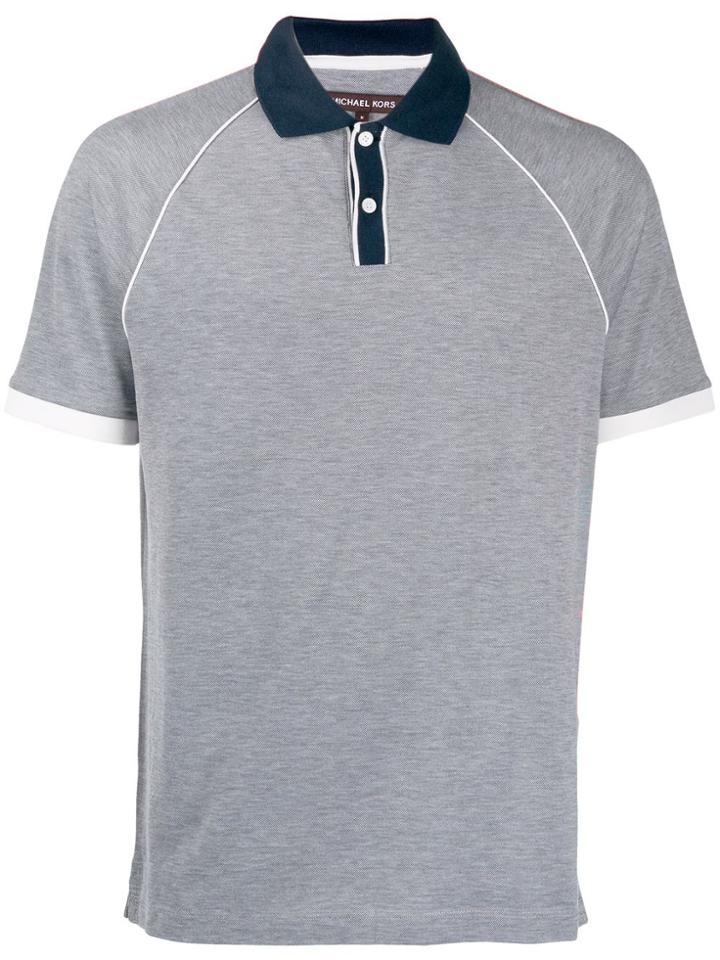 Michael Michael Kors Piqué Polo Shirt - Grey