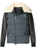 Undercover Padded Jacket With Contrast Sleeves - Black