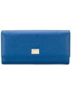Dolce & Gabbana Continental Wallet - Blue