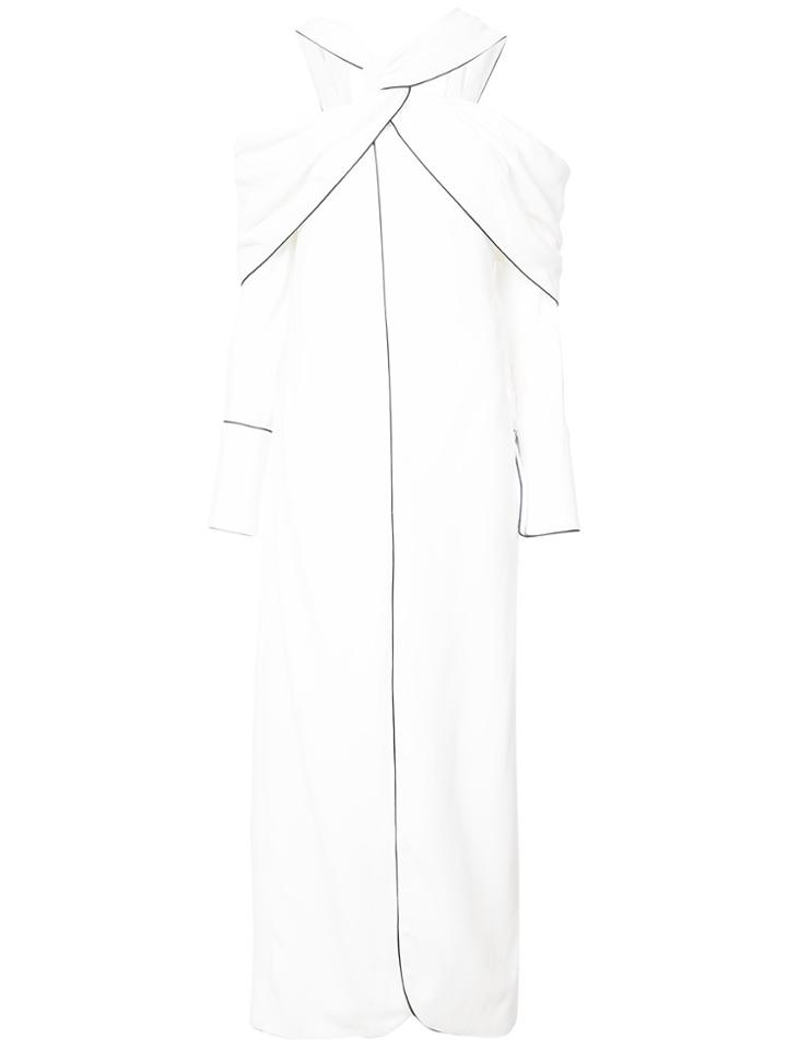 Monse Twist Front Long Shirt - White