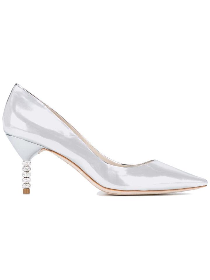 Sophia Webster Coco Crystal Patent Pumps - Metallic