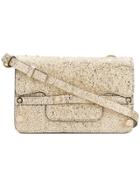 Red Valentino Gold-toned Square Shoulder Bag - Metallic