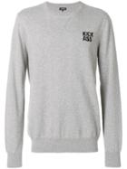 Ron Dorff Kick Ass Slogan Sweatshirt - Grey