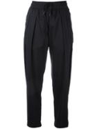 Nike Tapered Trousers, Women's, Size: Medium, Black, Cotton/polyester