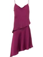 Egrey Asymmetric Dress - Pink & Purple