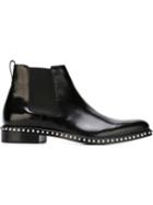 Givenchy Studded Chelsea Boots, Men's, Size: 39, Black, Calf Leather/leather