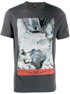 Emporio Armani Contrast Print T-shirt - Grey