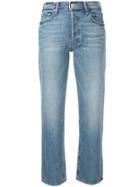 Mother The Pixie Dazzler Cropped Jeans - Blue