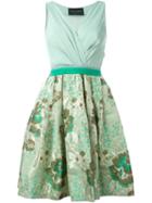 Christian Pellizzari Floral Print Flared Dress