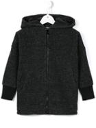 Dkny Kids Hooded Zip-up Coat, Toddler Girl's, Size: 4 Yrs, Black