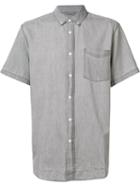 Saturdays Surf Nyc Short Sleeve Shirt, Men's, Size: Large, Grey, Cotton