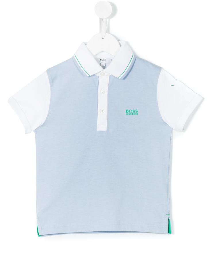 Boss Kids - Classic Polo Shirt - Kids - Cotton - 6 Yrs, Boy's, Blue
