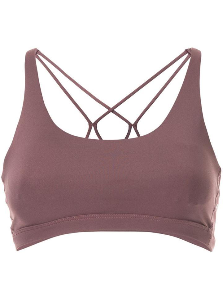 Nimble Activewear Flow And Go Performance Bra - Purple