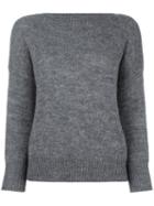Isabel Marant Étoile 'grace' Jumper, Women's, Size: 34, Grey, Linen/flax/alpaca/wool/polyester