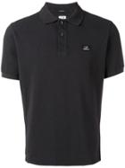Cp Company Embroidered Logo Polo Shirt - Black