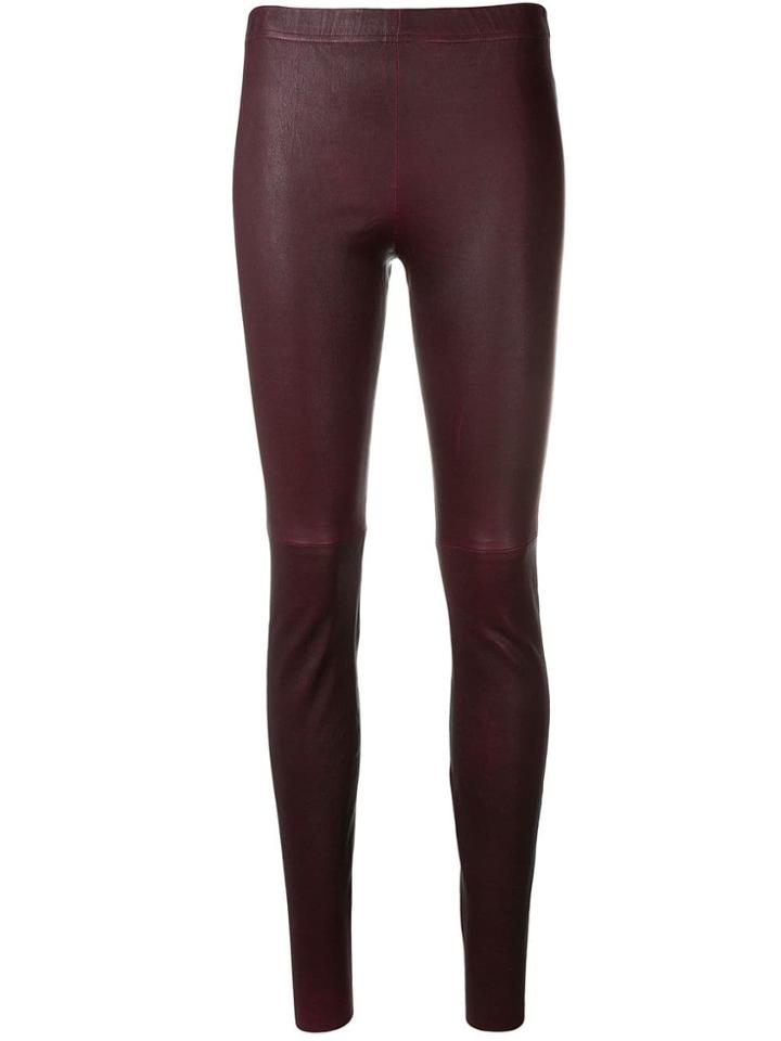 Plein Sud Skinny Fit Trousers - Red
