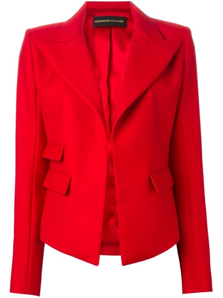 Alexandre Vauthier Open Front Fitted Jacket