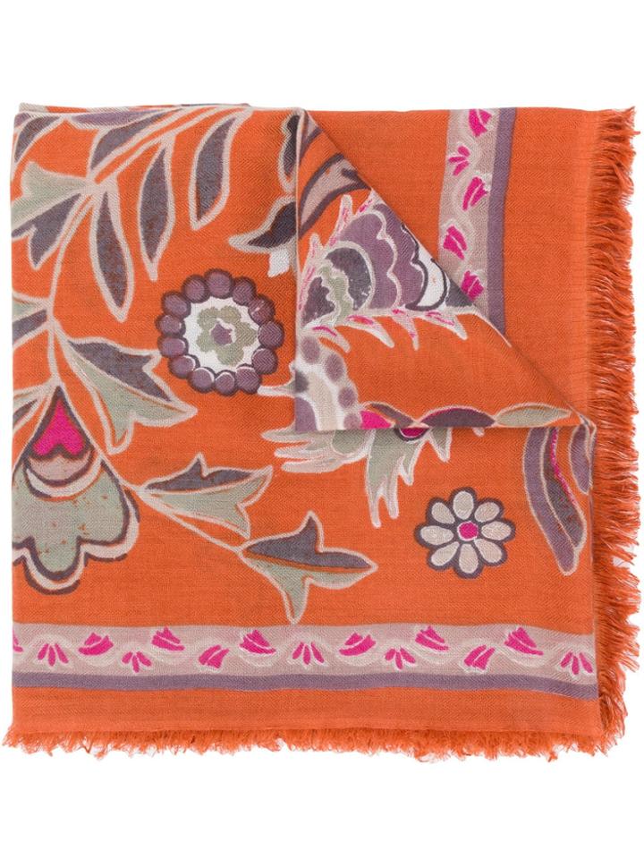 Hemisphere Panja Scarf - Yellow & Orange