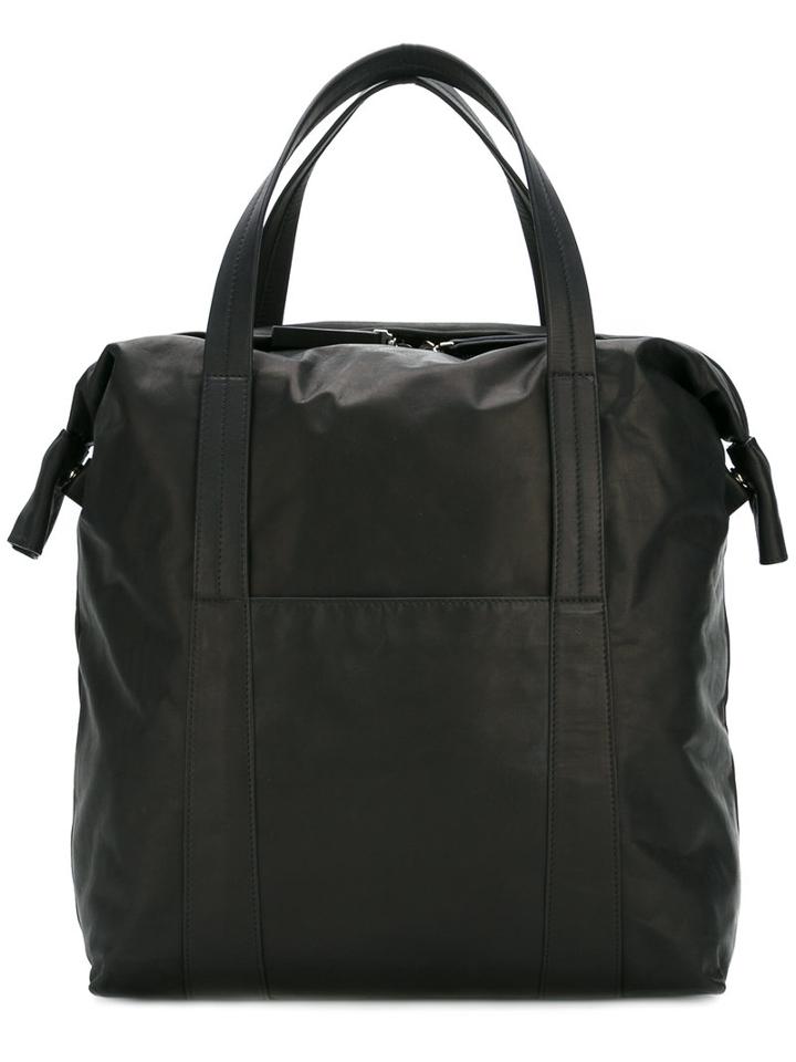 Maison Margiela Classic Tote Bag, Men's, Black, Leather