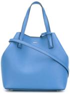 Dkny Bucket Shoulder Bag, Women's, Blue, Calf Leather