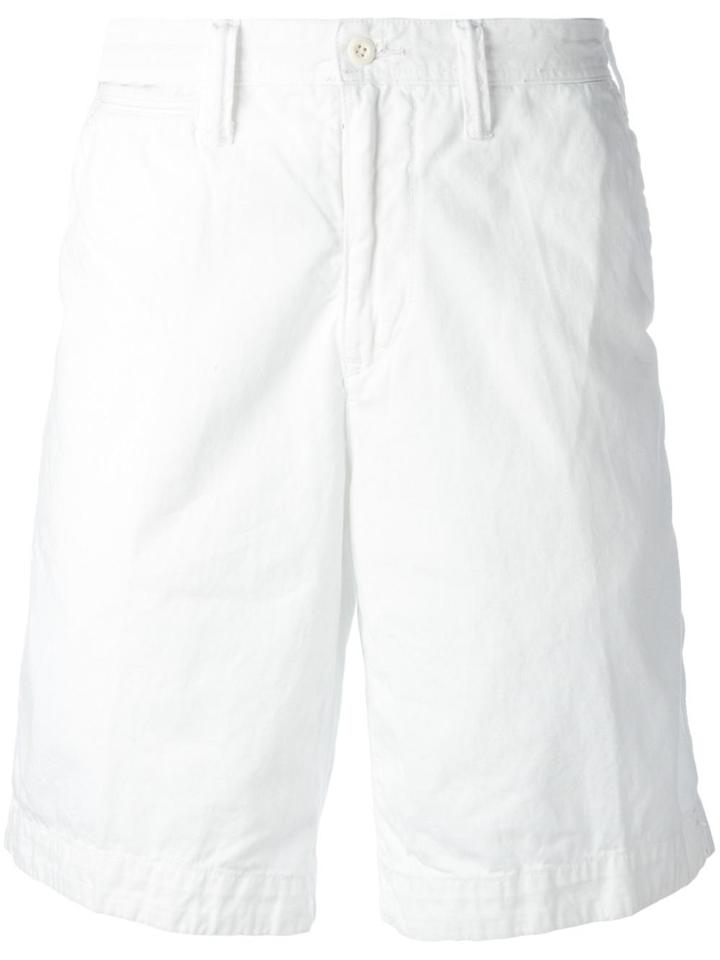 Polo Ralph Lauren Embroidered Logo Chino Shorts - White