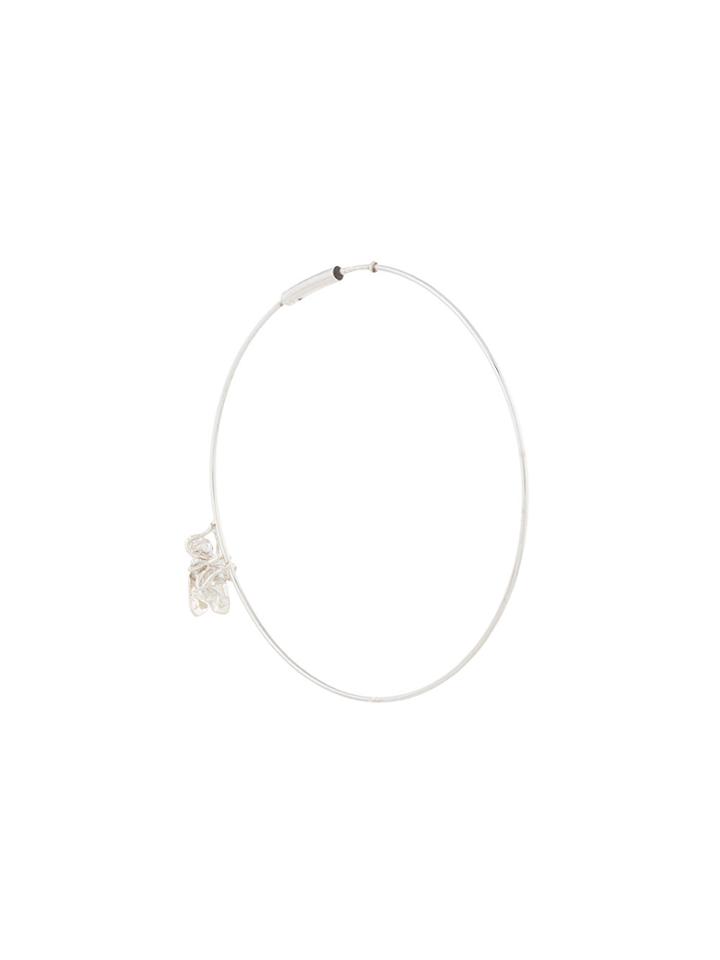 E.m. Fly Loop Earring - Metallic