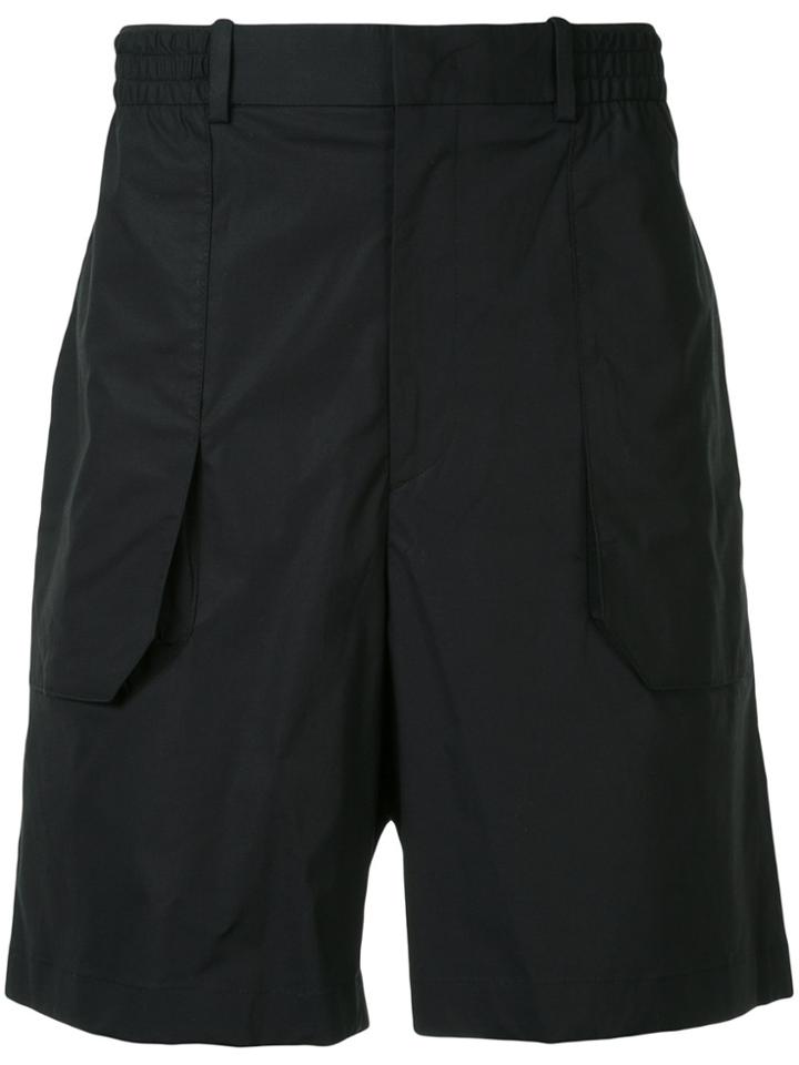 Wooyoungmi Large Pocket Shorts - Black