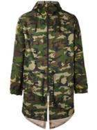 Lc23 - Camouflage Print Parka - Men - Polyester - S, Green, Polyester