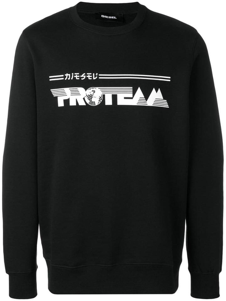 Diesel 'proteam' Sweatshirt - Black