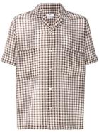 Cmmn Swdn Gingham Flannel Shirt - White