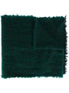 Faliero Sarti Woven Scarf, Men's, Green, Nylon/cashmere/virgin Wool