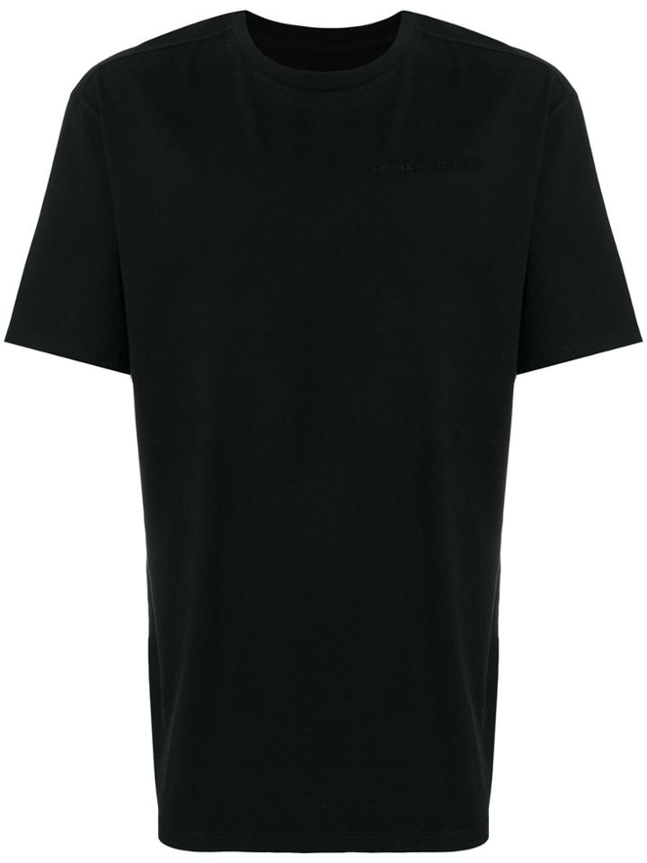 Pop Trading International Logo Embroidered T-shirt - Black