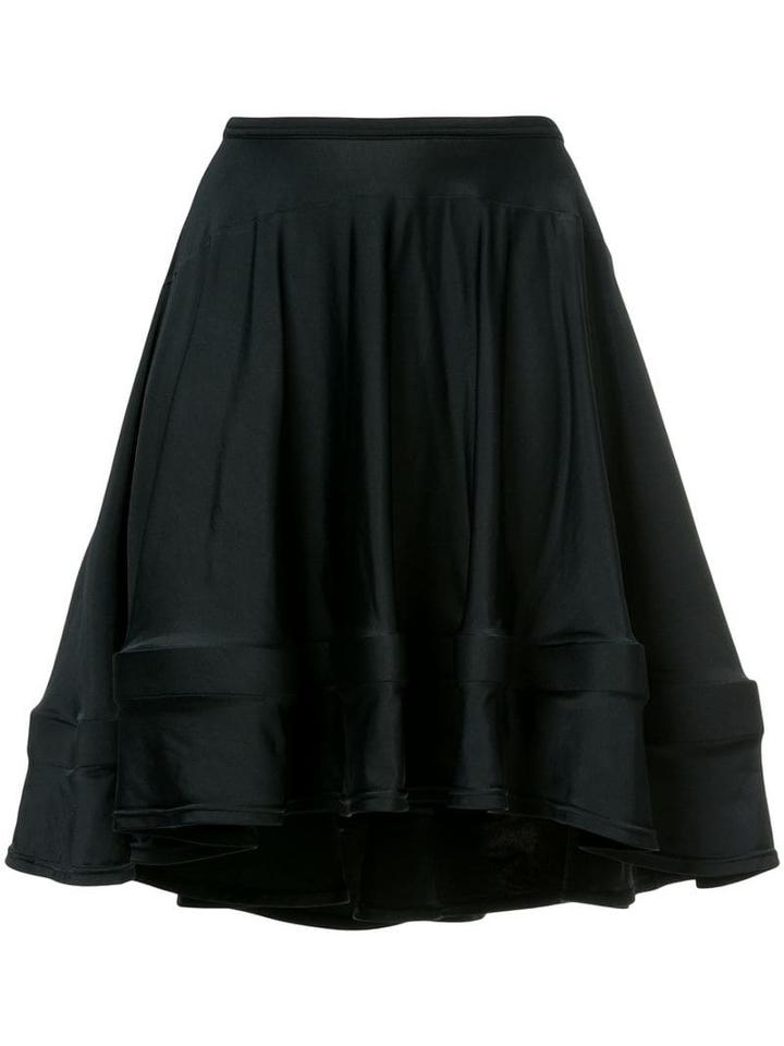 Comme Des Garçons Pre-owned Flared Skirt - Black