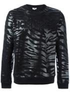 Kenzo 'tiger Stripes' Sweatshirt, Men's, Size: Large, Black, Cotton
