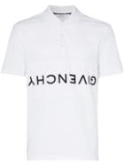 Givenchy Cotton Reverse Logo Polo Shirt - White