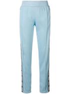 Chiara Ferragni Embroidered Track Pants - Blue