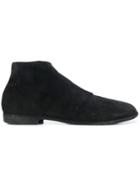 Guidi Round Toe Ankle Boots - Black