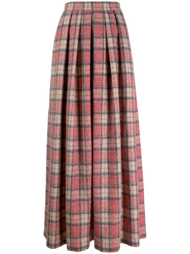 Ultràchic Tartan Print Skirt - Red