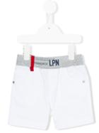 Lapin House - Contrast Waistband Shorts - Kids - Cotton/spandex/elastane - 12 Mth, White