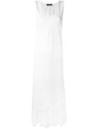 Twin-set Lace Detailing Dress, Women's, Size: Xxs, White, Cotton/viscose/polyamide