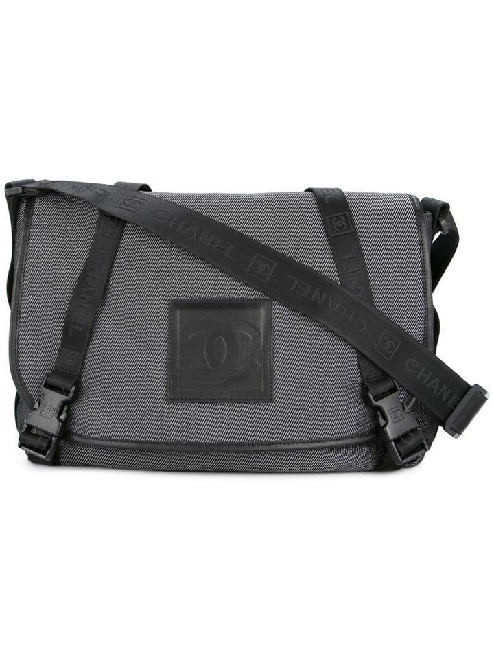 Chanel Pre-owned Branded Messenger Shoulder Bag - Grey