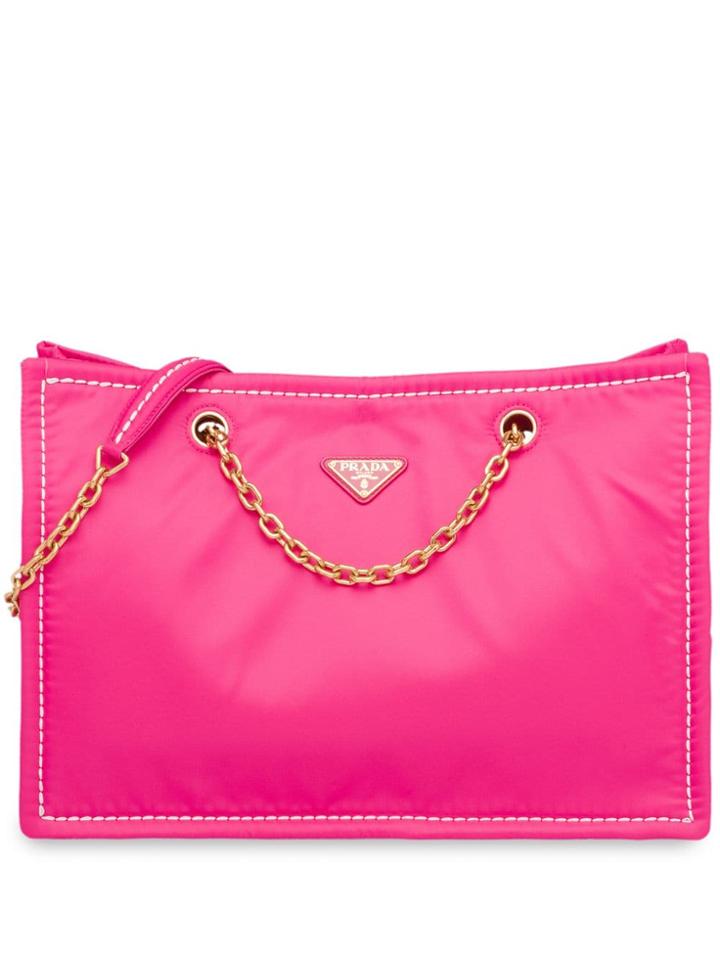 Prada Nylon Tote Bag - Pink