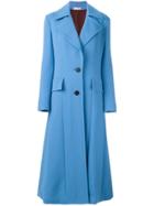 Marni Single Breasted Long Coat - Blue