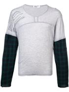 Enfants Riches Déprimés Mixed Media Long-sleeve T-shirt - Grey