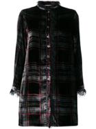 Maison Père Tartan Shirt Dress - Grey